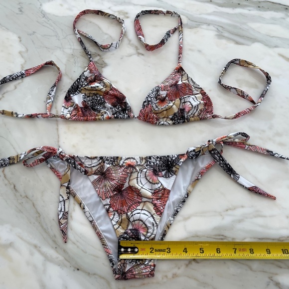EMILIO PUCCI WHITE MULTI BIKINI SIZE IT 42 / US 8 NWOTS! - Picture 11 of 16